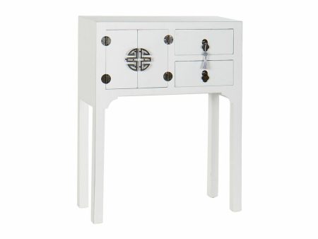 Console DKD Home Decor White Silver Fir MDF Wood (63 x 26 x 83 cm) Sale