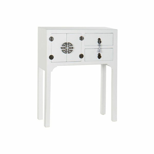 Console DKD Home Decor White Silver Fir MDF Wood (63 x 26 x 83 cm) Sale