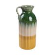 Vase Romimex Multicolour Ceramic 24,5 x 3 x 33,5 cm With handle on Sale