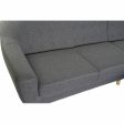 3-Seater Sofa DKD Home Decor 8424001799442 Grey Multicolour Natural Wood Rubber wood Scandi 230 x 144 x 84 cm Discount