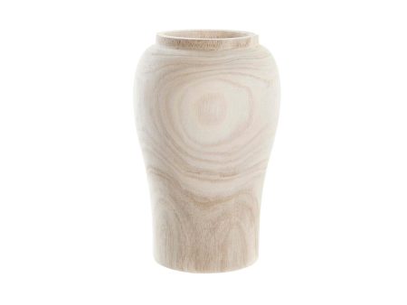 Vase DKD Home Decor Brown Natural 15 x 15 x 24 cm For Discount