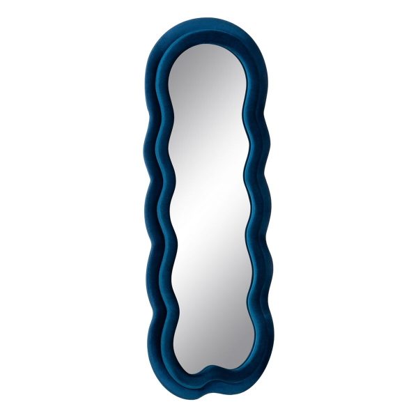 Wall mirror Blue Franela Wood Crystal Vertical 60 x 4 x 160 cm Online