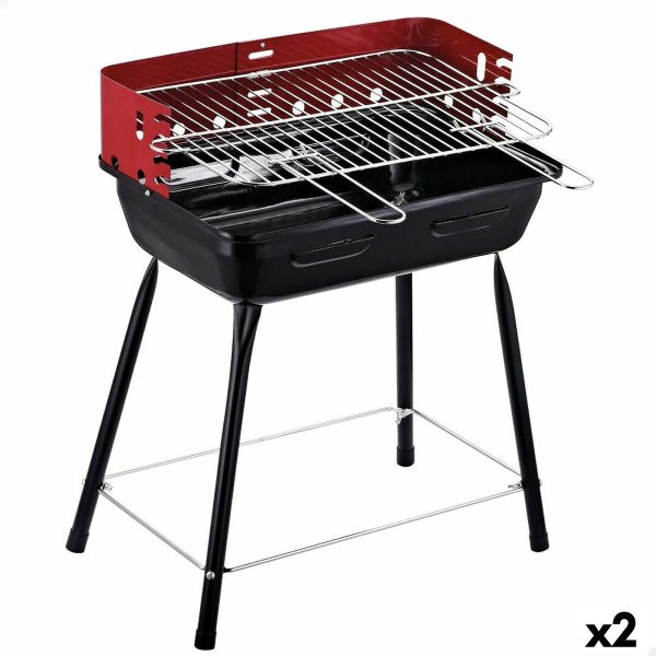 Barbecue Portable Aktive Metal 42 x 54 x 42 cm (2 Units) For Sale