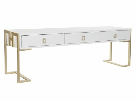 Centre Table DKD Home Decor Metal Wood (150 x 36 x 48 cm) on Sale