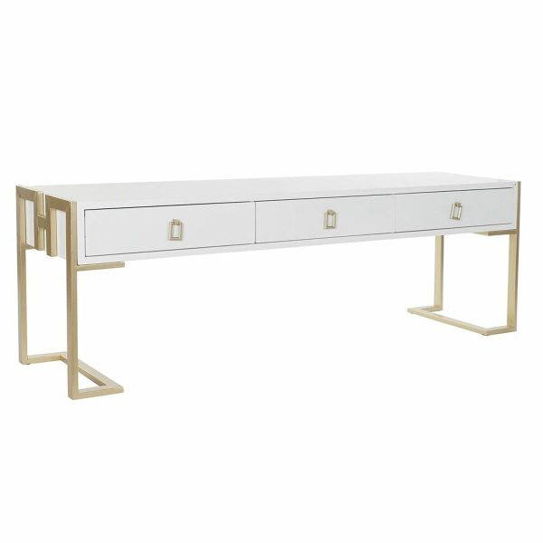 Centre Table DKD Home Decor Metal Wood (150 x 36 x 48 cm) on Sale