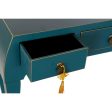 Console DKD Home Decor Fir Blue MDF Wood 96 x 26 x 80 cm Online Hot Sale