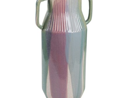 Vase Romimex Multicolour Ceramic 20 x 40 x 15 cm With handles on Sale