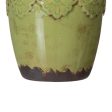 Planter Pistachio Ceramic 15,5 x 15,5 x 14 cm Online Sale