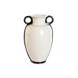 Vase Home ESPRIT Bicoloured Ceramic Modern 16 x 15 x 26 cm Fashion