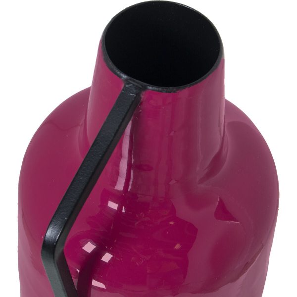 Vase Alexandra House Living Pink Metal 14 x 10 x 24 cm Discount