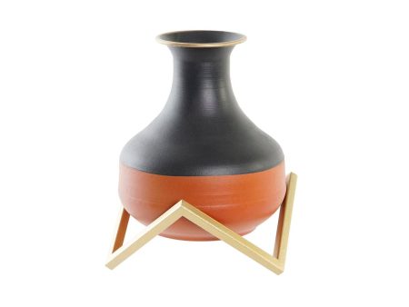 Vase DKD Home Decor Multicolour Metal Modern 20 x 20 x 23 cm Discount