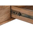 Console DKD Home Decor Natural Black Metal Mango wood on Sale