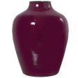 Vase Alexandra House Living Dark pink Metal 21 x 21 x 27 cm For Discount