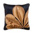 Cushion Black Golden Polyester 45 x 45 cm Online now