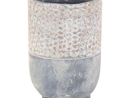 Planter Grey Cement 13 x 13 x 20 cm on Sale