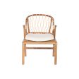 Chair DKD Home Decor White Natural 57 x 68 x 79 cm 57 x 65 x 79 cm Online Hot Sale