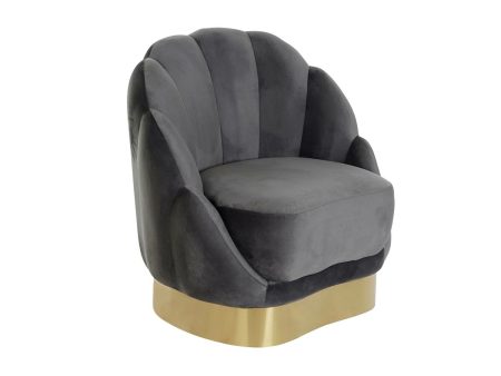 Armchair DKD Home Decor 86 x 80 x 85 cm Grey Metal White Dark grey Supply