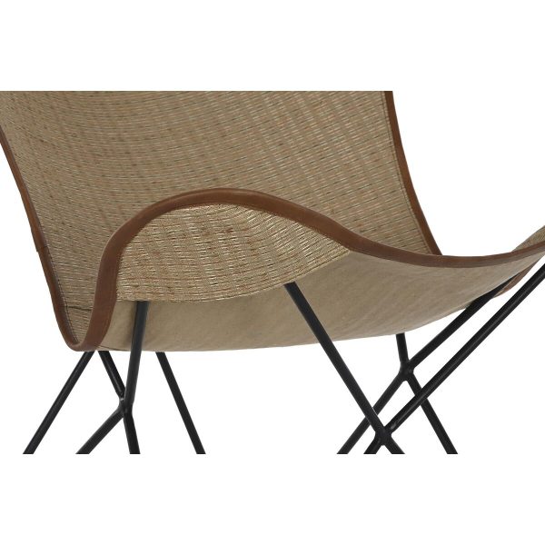 Chair DKD Home Decor Metal Rattan (74 x 78 x 92 cm) Discount