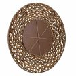 Wall mirror Alexandra House Living Brown 3 x 61 x 61 cm Circle Supply