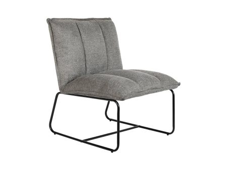 Armchair DKD Home Decor Black Grey Metal 66 x 71 x 77 cm For Cheap