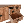 Console Home ESPRIT Black Fir MDF Wood 96 x 24 x 79 cm Hot on Sale