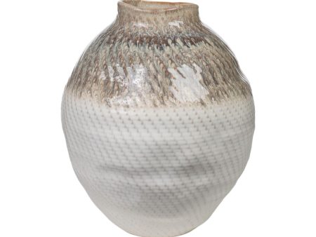 Vase Romimex Beige Porcelain 26 x 31 x 26 cm Supply