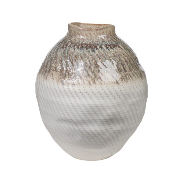 Vase Romimex Beige Porcelain 26 x 31 x 26 cm Supply