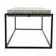 Centre Table Alexandra House Living Grey Metal MDF Wood 60 x 49 x 124 cm on Sale