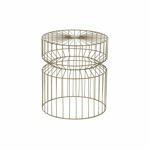 Console DKD Home Decor Golden Metal 40,5 x 40,5 x 46 cm Cheap