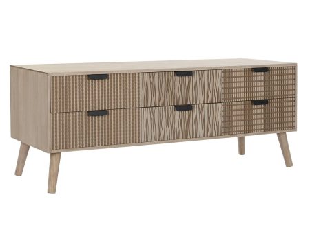 TV furniture DKD Home Decor Fir Brown MDF Wood 120 x 40 x 47 cm Online