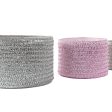 Basket set DKD Home Decor Grey Pink polypropylene 27 x 27 x 17 cm Sale