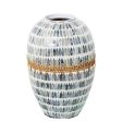 Vase Alexandra House Living Mother of pearl 25 x 25 x 32 cm on Sale