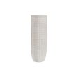 Vase DKD Home Decor 17 x 10 x 47 cm White Resin Modern Online Hot Sale