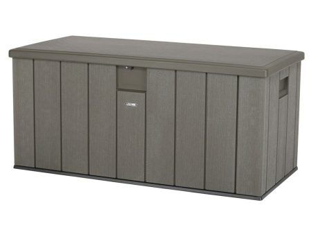 Outdoor Chest Lifetime Brown 570 L 150 x 69 x 72 cm Steel Plastic For Cheap