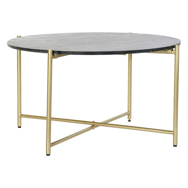 Centre Table DKD Home Decor 81 x 81 x 44 cm Marble Iron Online now