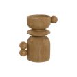 Candle Holder Home ESPRIT Brown Resin Wood 16 x 10 x 18 cm Online