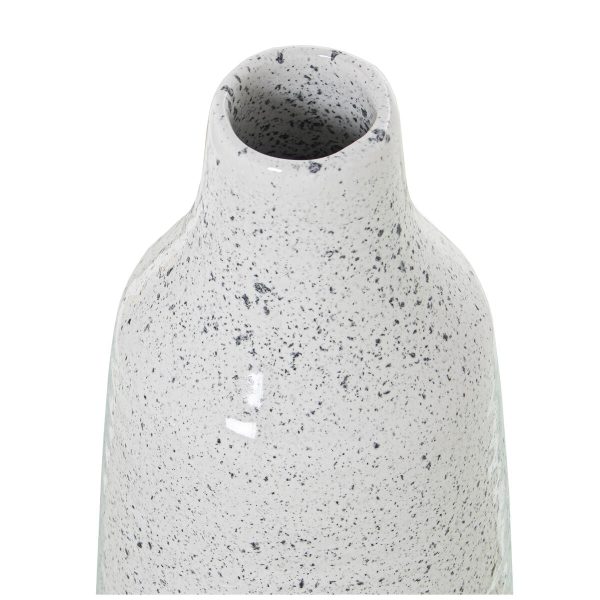 Vase Alexandra House Living White Silver Ceramic 11 x 32 cm Online