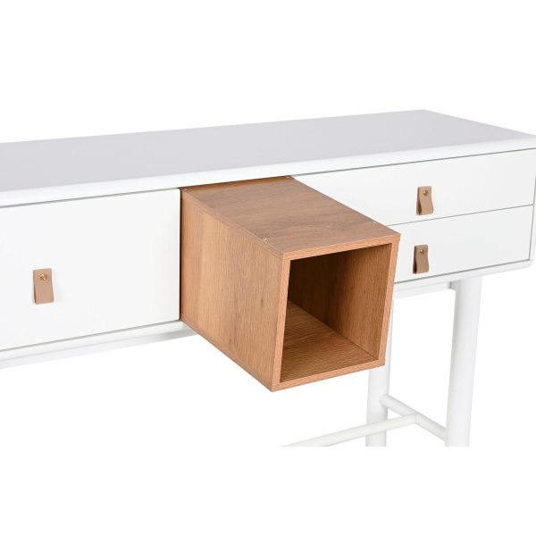 Console Home ESPRIT Yellow White MDF Wood 120 x 35 x 90 cm Discount