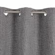 Curtain Grey Polyester 100% cotton 140 x 260 cm Online Hot Sale