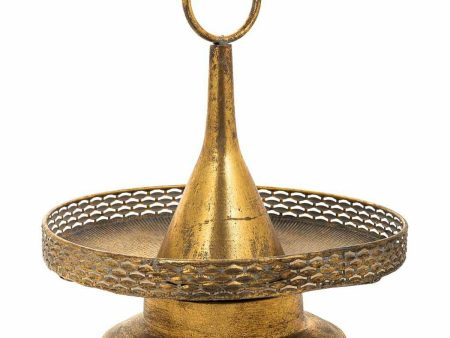 Centerpiece Alexandra House Living Gold Iron 39 x 43 x 39 cm Online